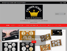 Tablet Screenshot of crownjewelcoins.com